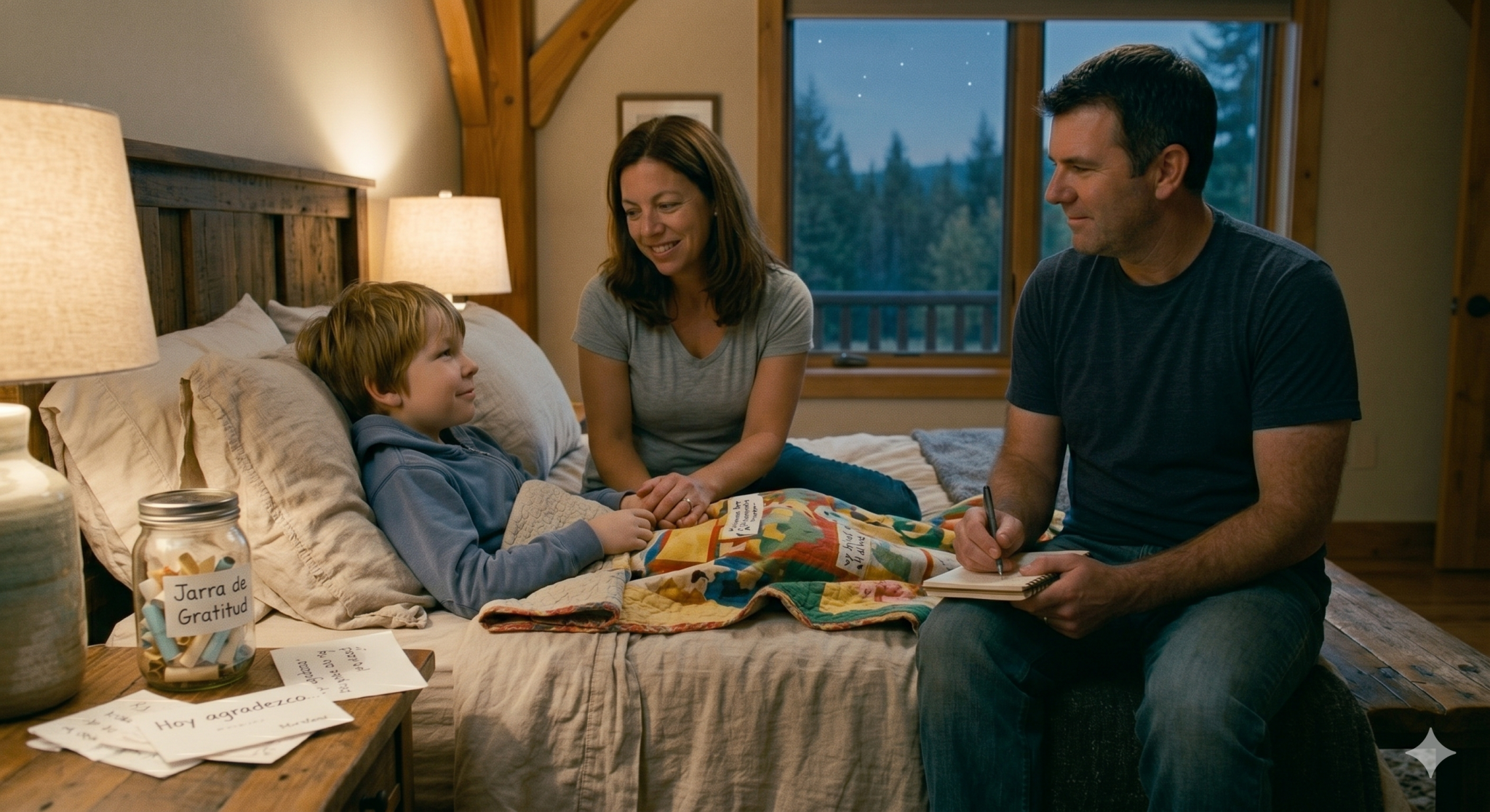 Rituales de gratitud antes de dormir